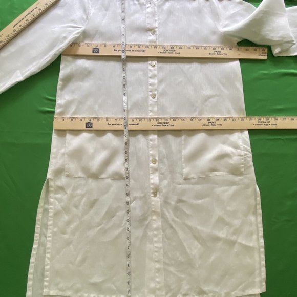 Eileen Fisher Organic French Linen Tunic, Small - Picture 9 of 11